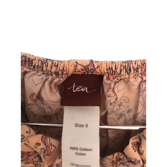 5/$25 SALE Tea Collection Spaghetti Strap Floral Summer Dress Size 5 Years - Picture 9 of 9